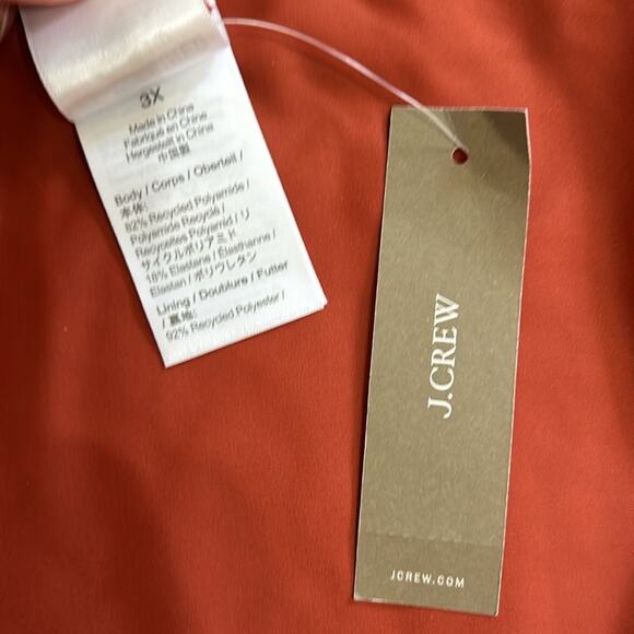 J.Crew High Rise Bikini Bottom, Women’s, Size 3X, Rust Red - Picture 2 of 5